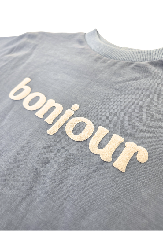 Oversize T-Shirt | Bonjour