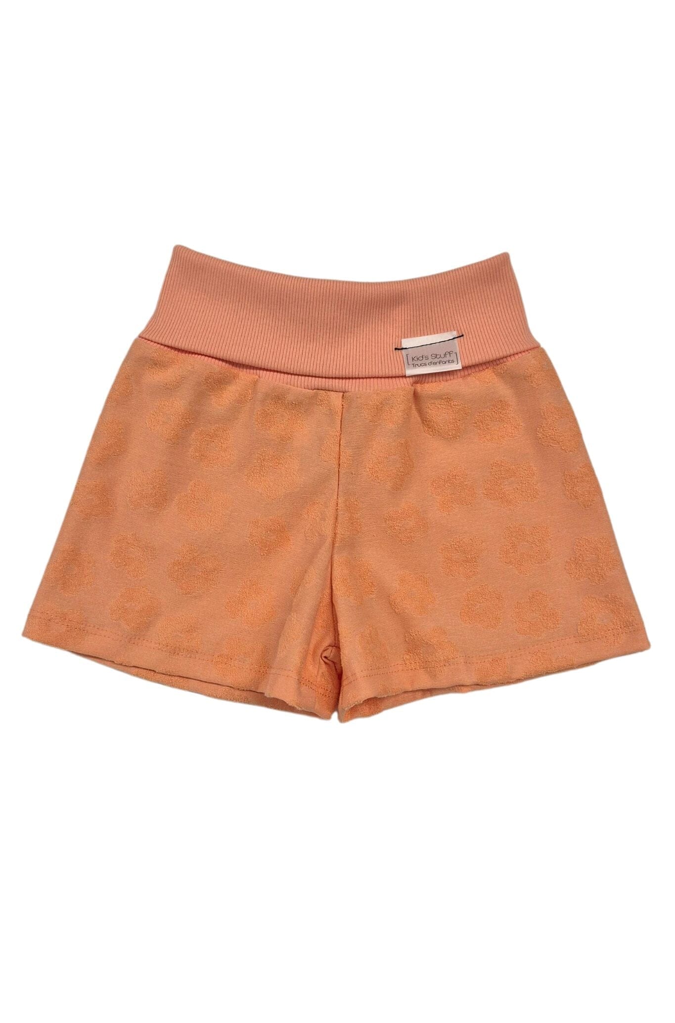 Discover our Grow-With-Me Shorts – gender-neutral, eco-friendly, and perfect for summer. Made from soft terry fabric, ideal after the beach, pool, or bath. Handmade in Montreal.