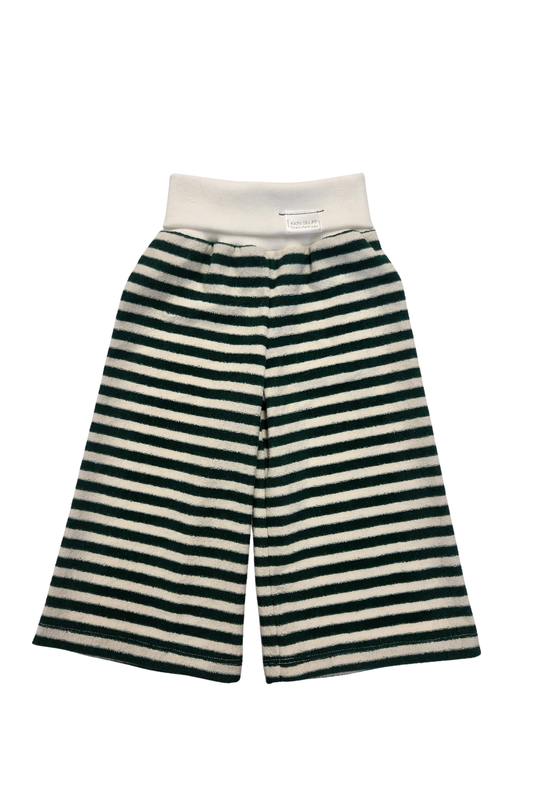 Danny Wide Leg Pants | Jungle Green Stripes