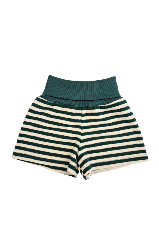 Grow With Me Wide Shorts | Jungle Green Stripes Kid's Stuff [Trucs d'enfants] 