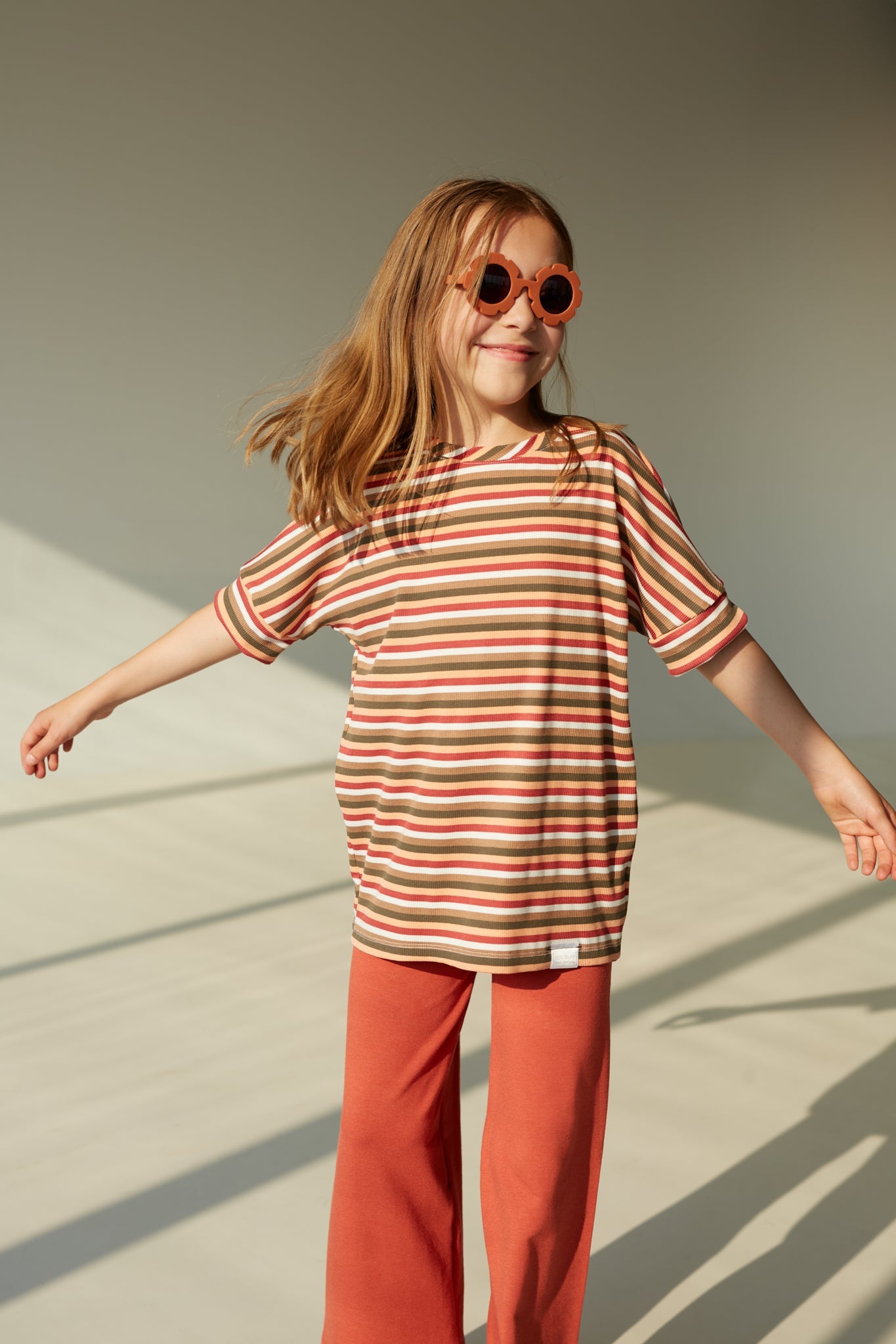 Grow With Me T-Shirt | Sunset Stripes