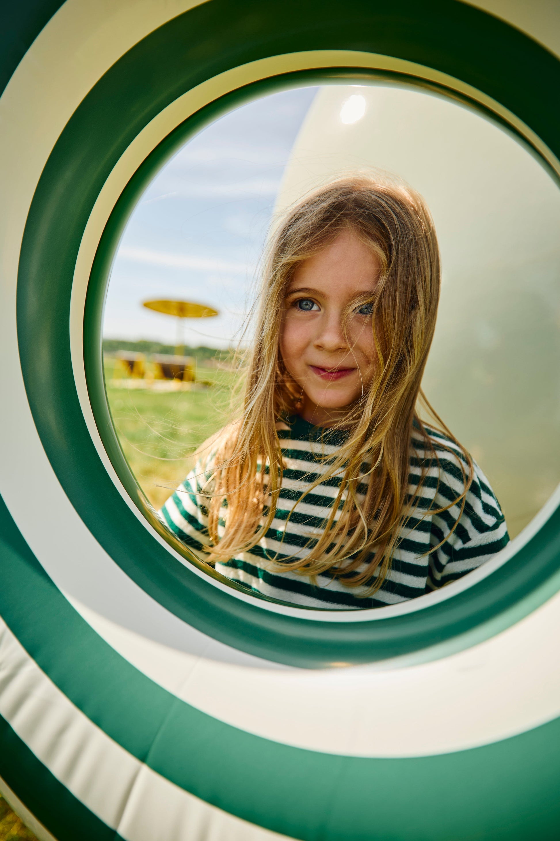 Oversize T-Shirt | Jungle Green Stripes Kid's Stuff [Trucs d'enfants] 