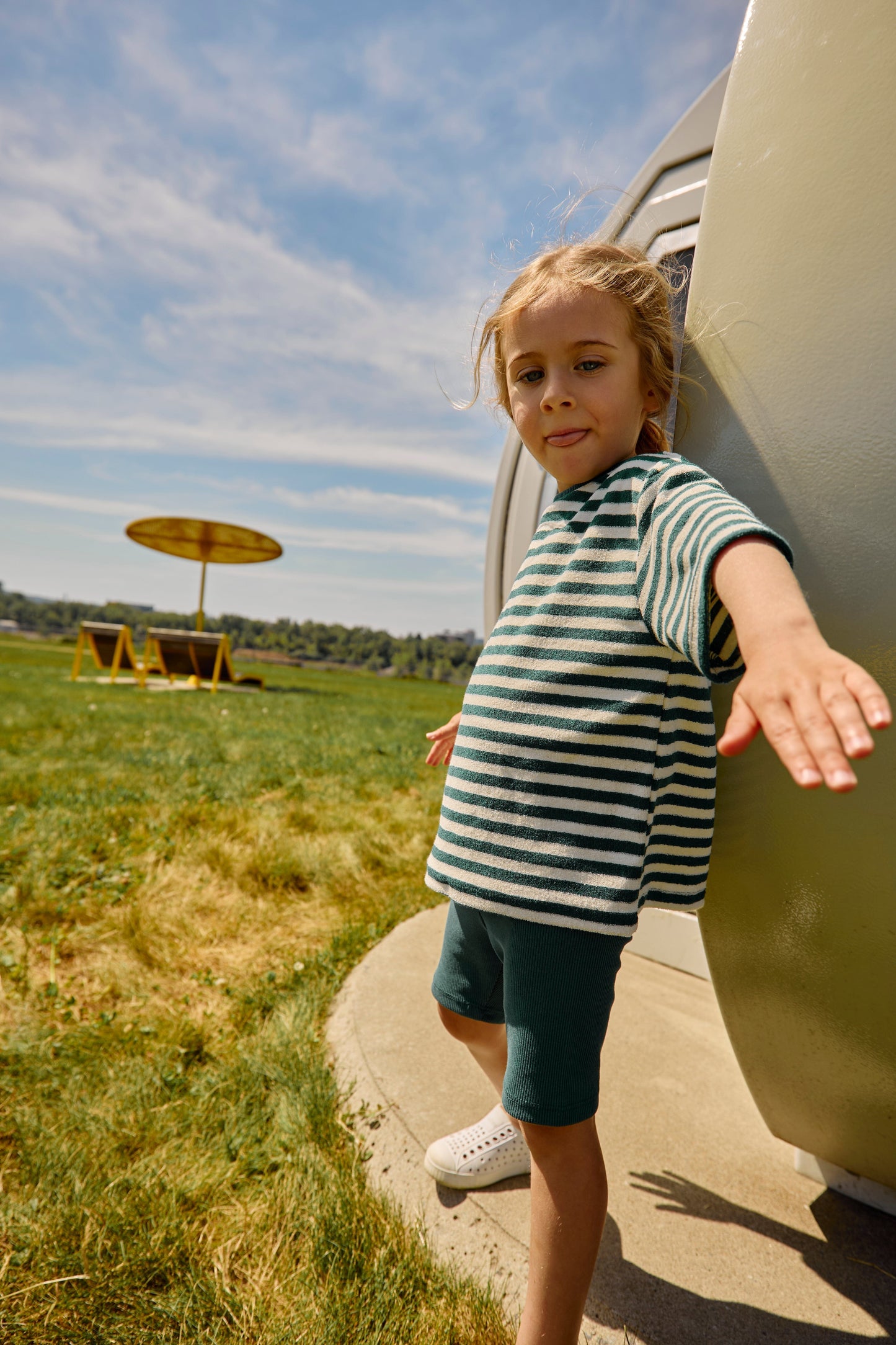 Grow With Me Biker Shorts | Jungle Green Kid's Stuff [Trucs d'enfants] 