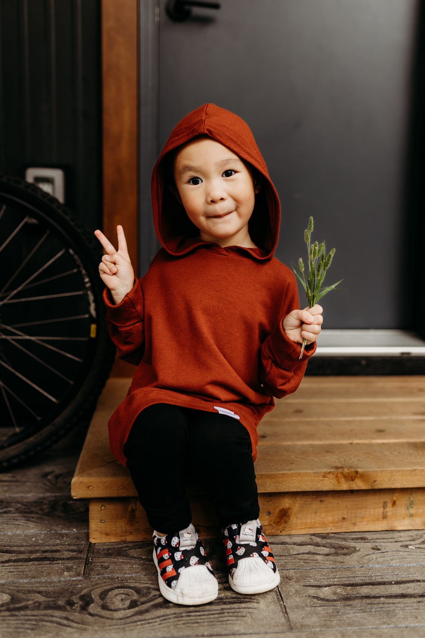 Grow With Me Hoodie | Chestnut