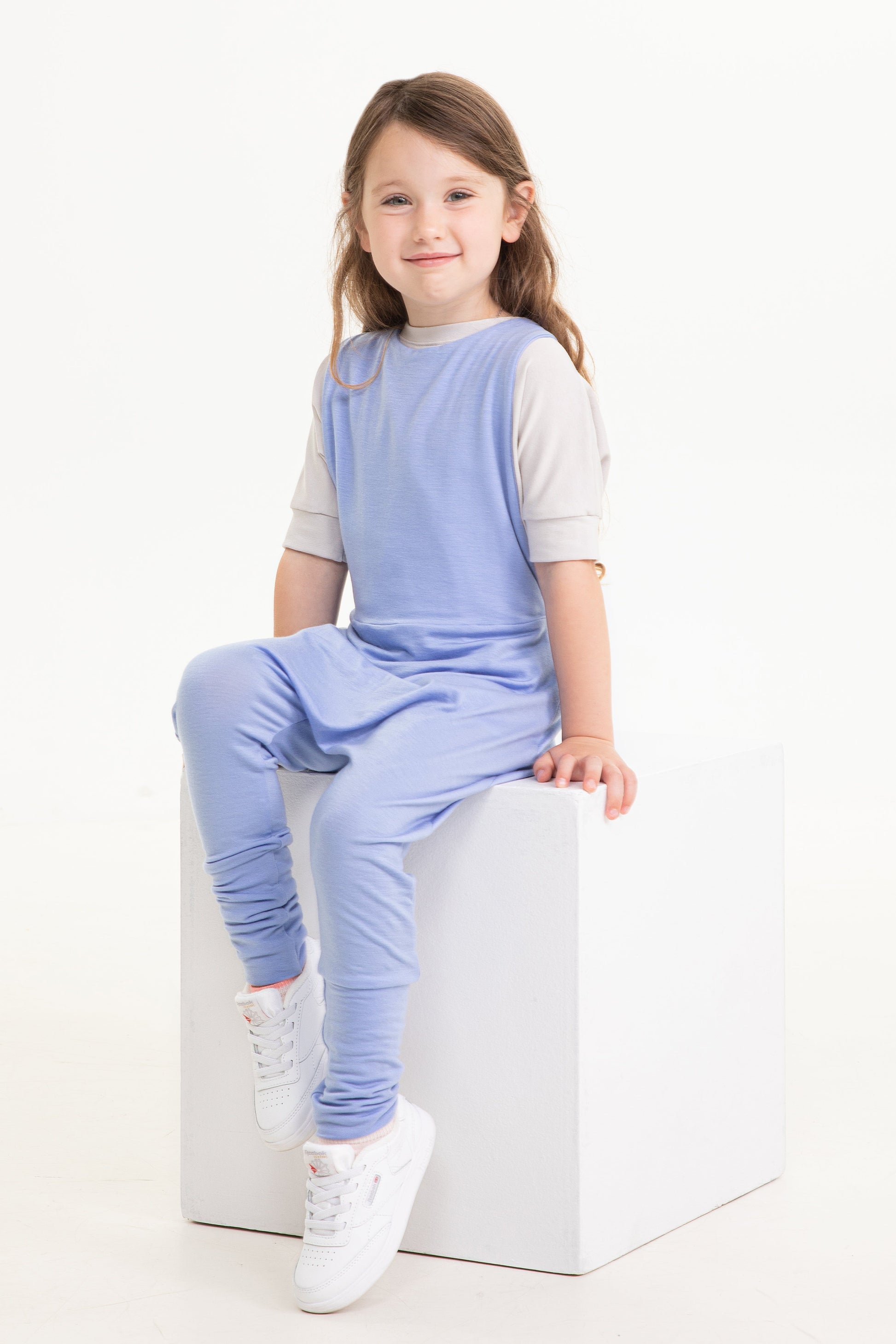 Grow With Me Overalls | Periwinkle
