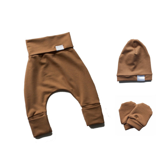 Newborn Set Pants | Caramel